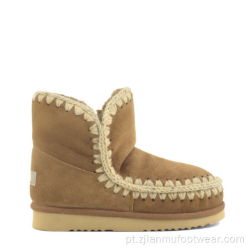 Moueskimo Hand-Siching Sheepskin Boots Fashion Warm Boots